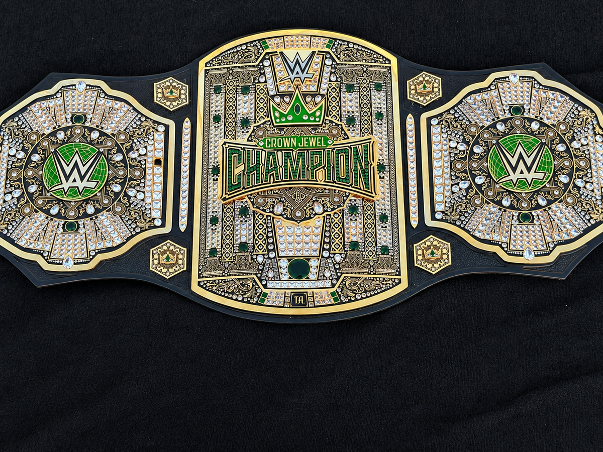 WWE Crown Jewel Champion Replica Title Belt