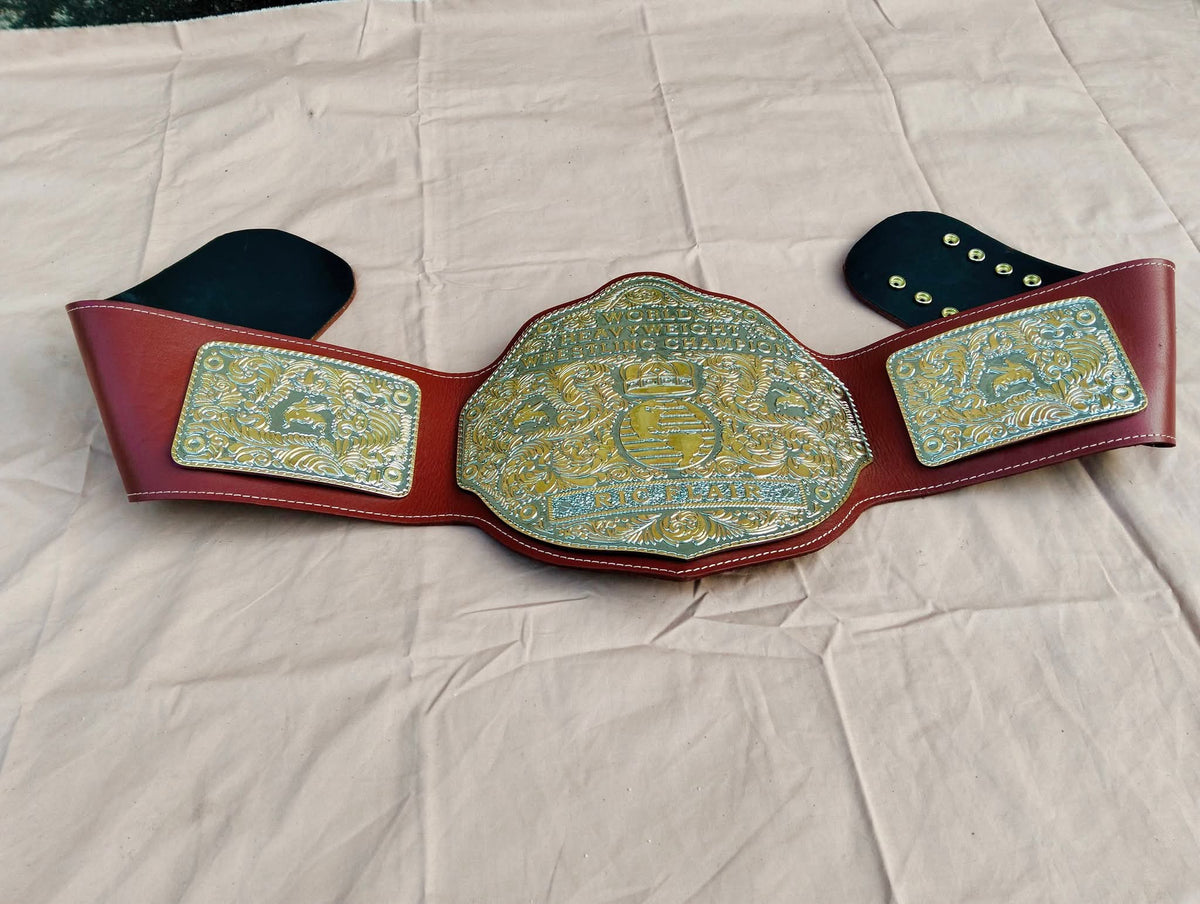 WWE World Heavyweight Wrestling Champion Ric Flair Replica Title Belt