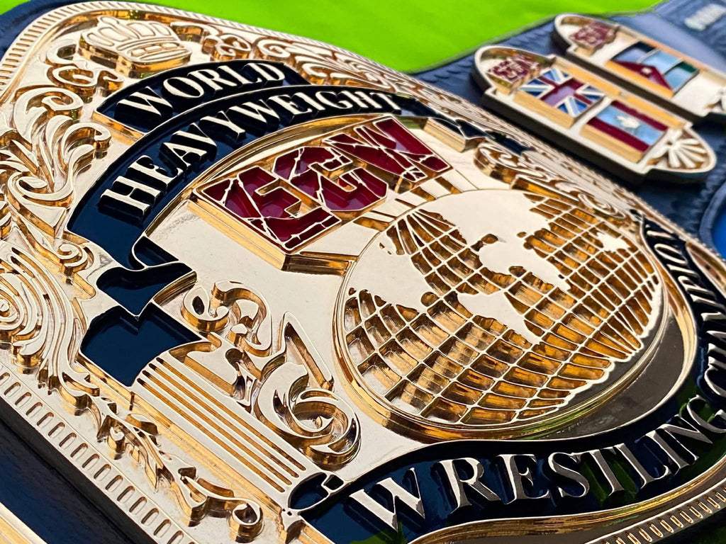 ECW World Heavyweight Wrestling Champion Title Belt