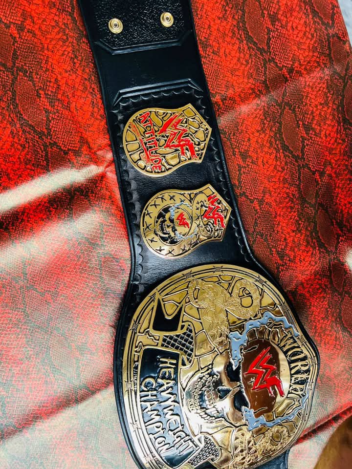 Smoking Skull Stone Cold Heavyweight Wrestling Championship Replica Title Belt