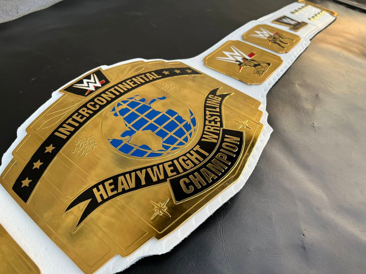 WWE Intercontinental Heavyweight Wrestling Champion Title Belt