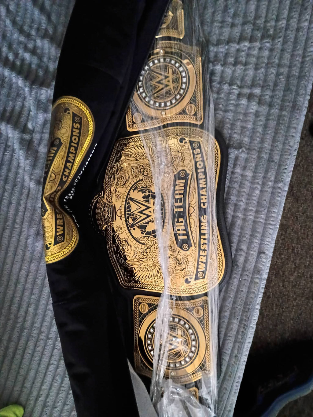 WWE Tag Team Wrestling Champion Replica Title Belt