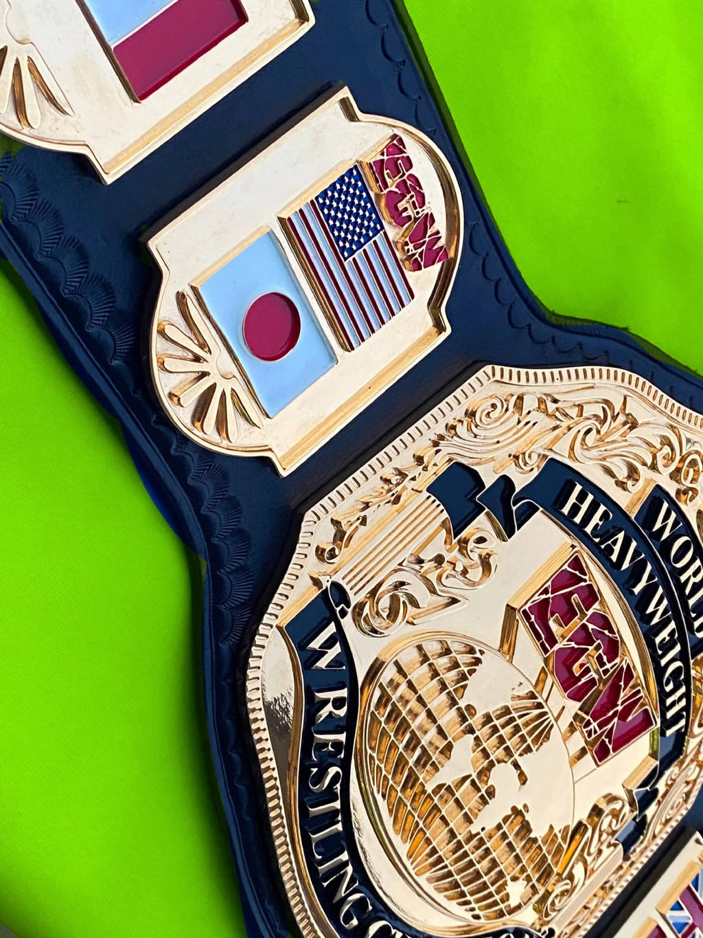 ECW World Heavyweight Wrestling Champion Title Belt