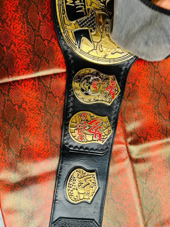 Smoking Skull Stone Cold Heavyweight Wrestling Championship Replica Title Belt