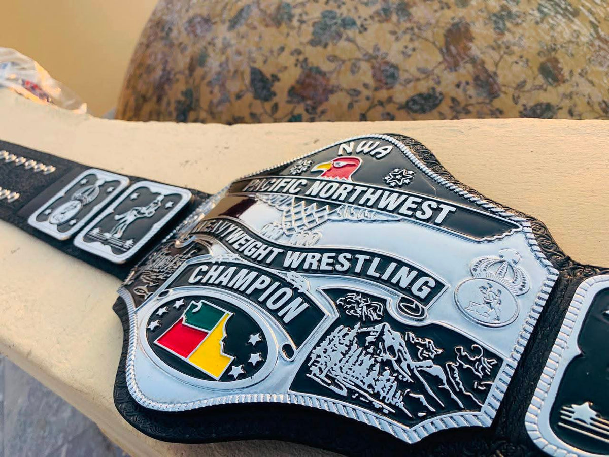 NWA Pacific Northwest Heavyweight Champion Replica Title Belt