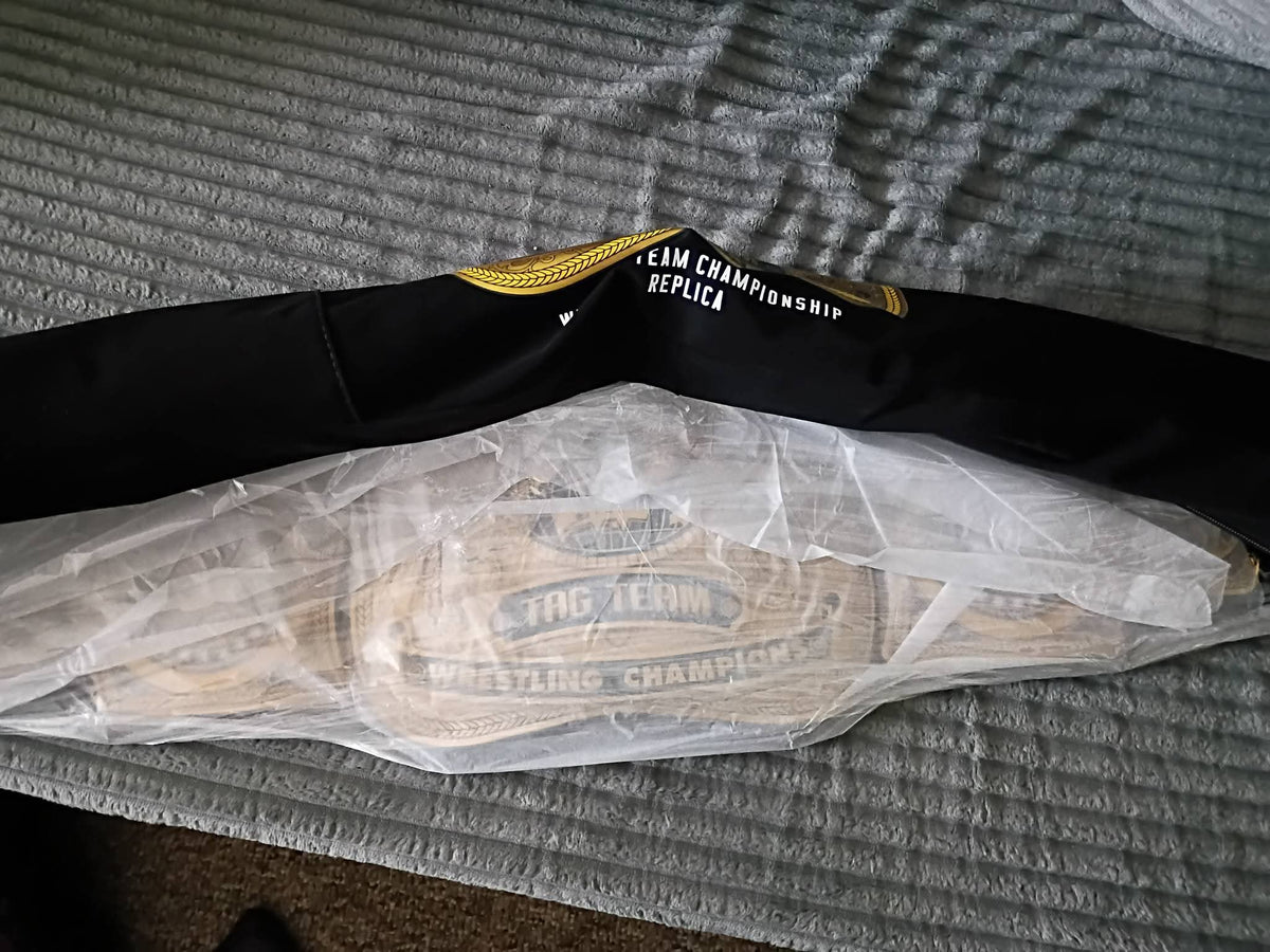 WWE Tag Team Wrestling Champion Replica Title Belt
