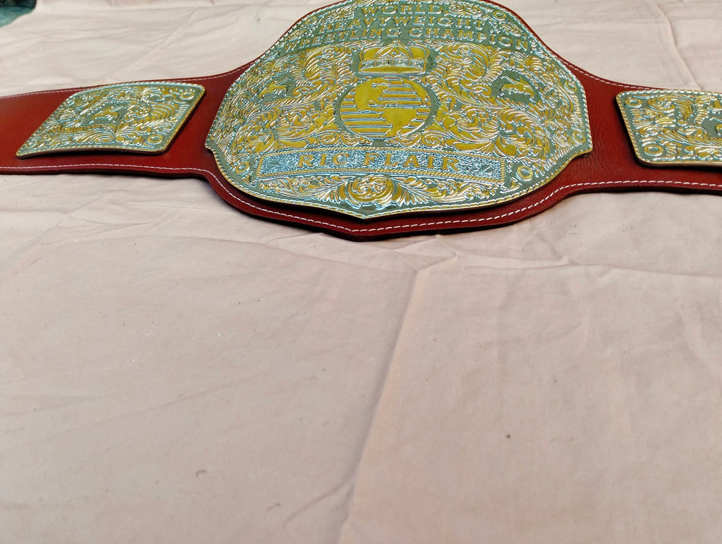 WWE World Heavyweight Wrestling Champion Ric Flair Replica Title Belt