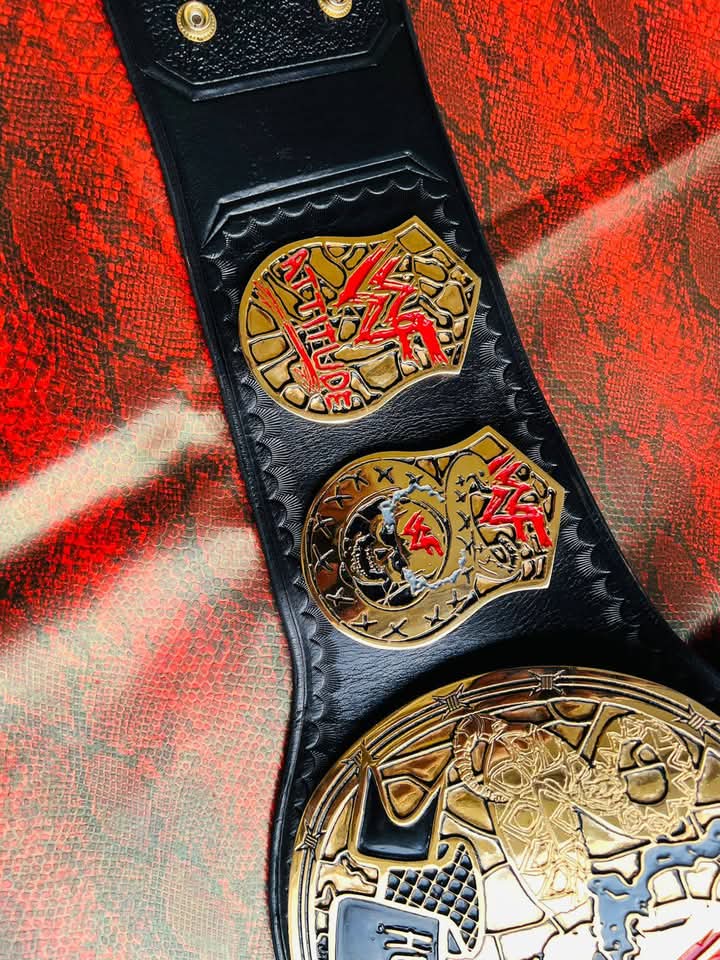 Smoking Skull Stone Cold Heavyweight Wrestling Championship Replica Title Belt