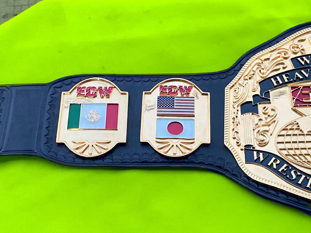 ECW World Heavyweight Wrestling Champion Title Belt