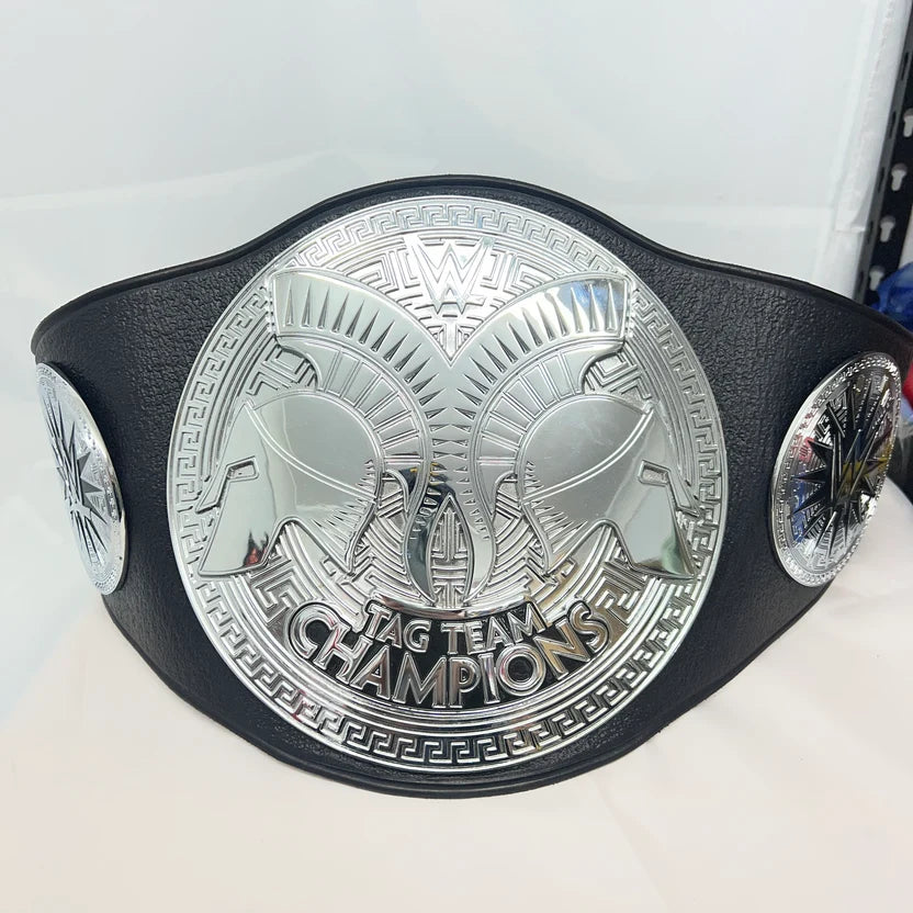 WWE Tag Team Black Releathered Championship  Replica Title Belt