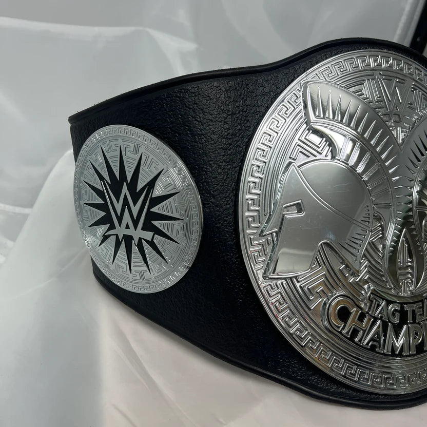 WWE Tag Team Black Releathered Championship  Replica Title Belt
