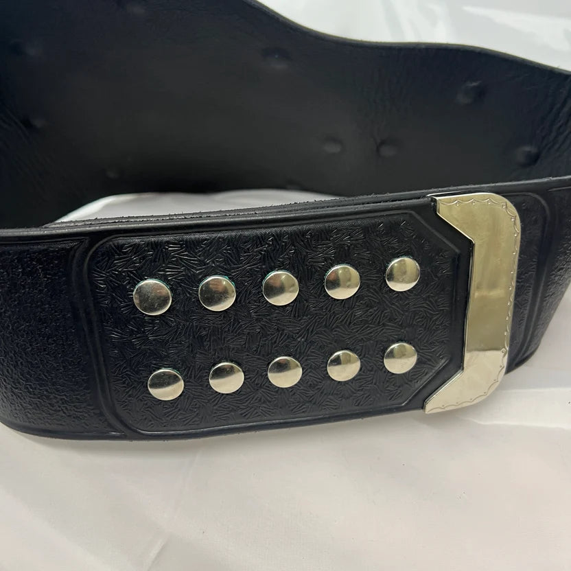 WWE Tag Team Black Releathered Championship  Replica Title Belt