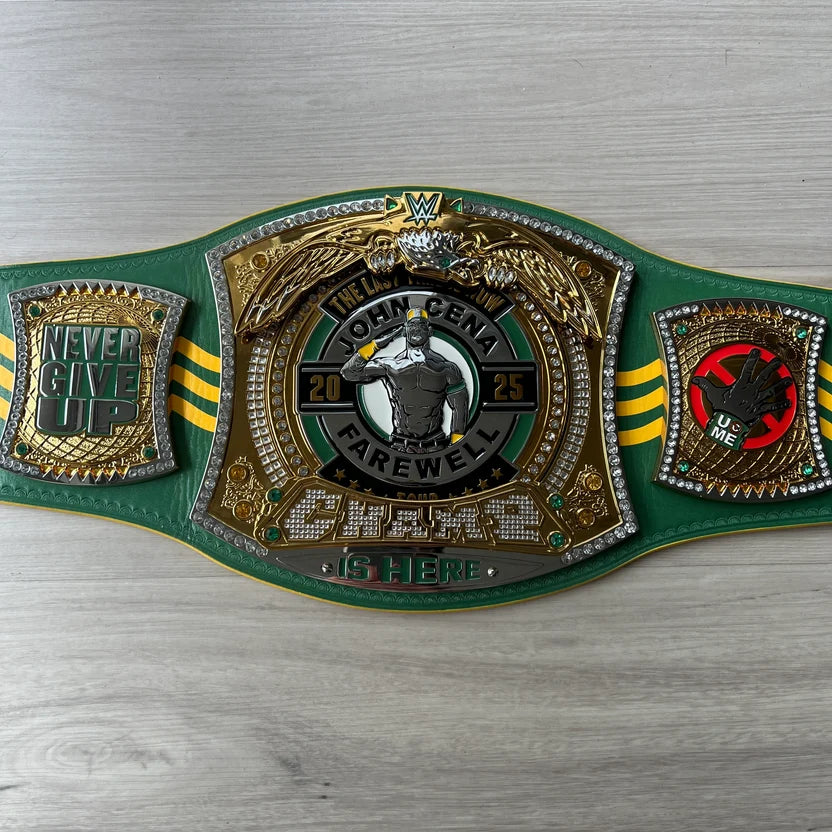 WWE John Cena Farewell 2025 Perth Spinner Championship Replica Title Belt