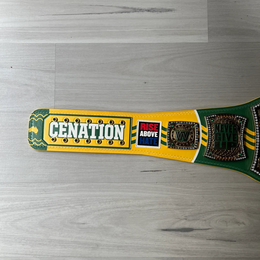 WWE John Cena Farewell 2025 Perth Spinner Championship Replica Title Belt