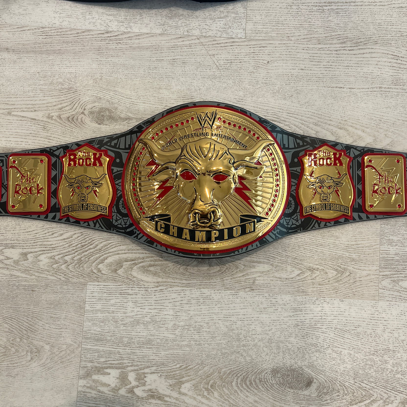 WWE The Rock Replica Title Championship Belt