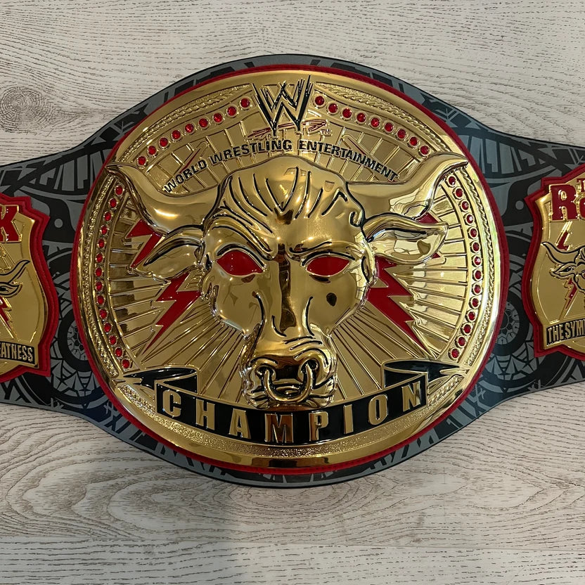 WWE The Rock Replica Title Championship Belt