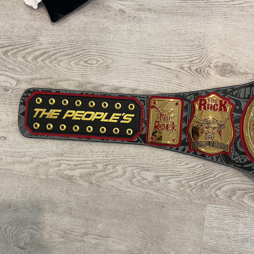 WWE The Rock Replica Title Championship Belt