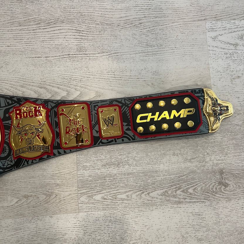 WWE The Rock Replica Title Championship Belt