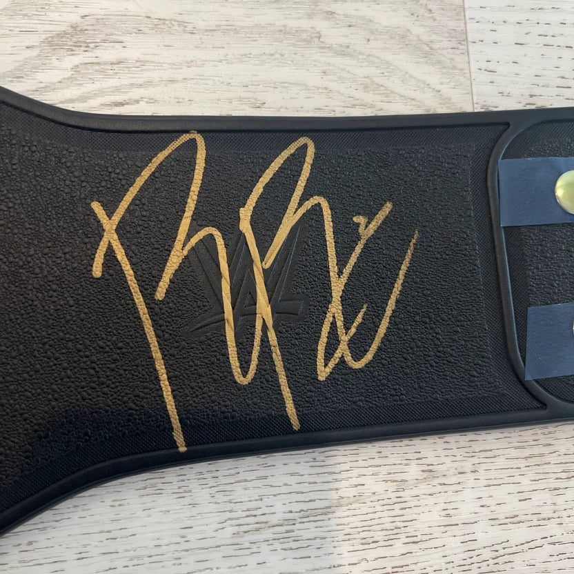 Roman Reigns WWE Autographed Undisputed Universal Championship Replica Title Belt Signed