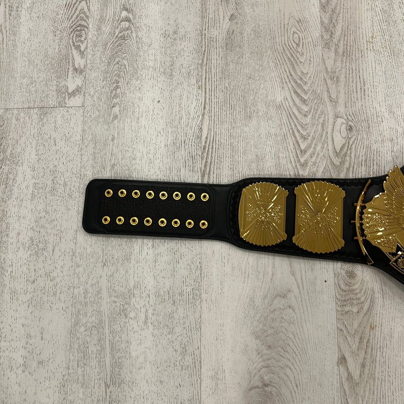 WWE Stone Cold Signed COA Winged Eagle Dual Plated Replica Title Belt Autographed