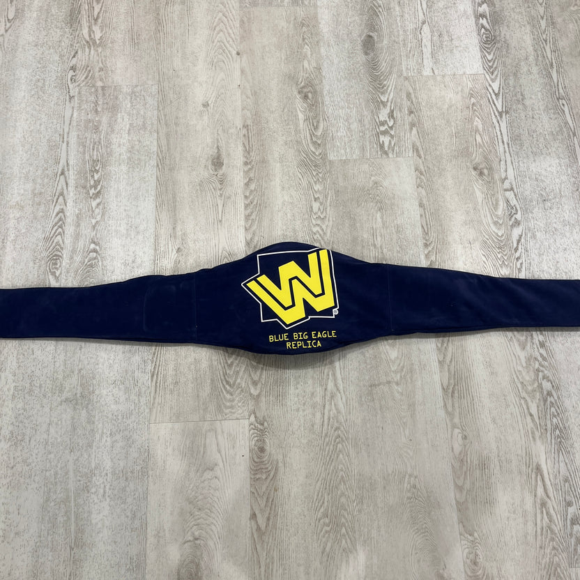 WWE Blue Big Eagle WWF Championship Replica Title Belt