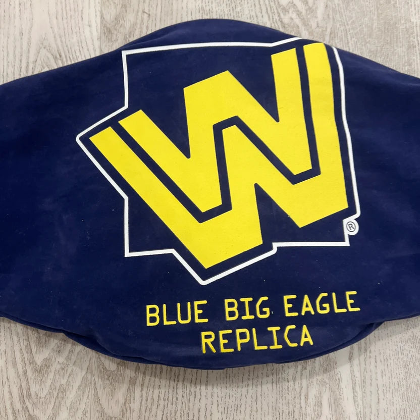 WWE Blue Big Eagle WWF Championship Replica Title Belt