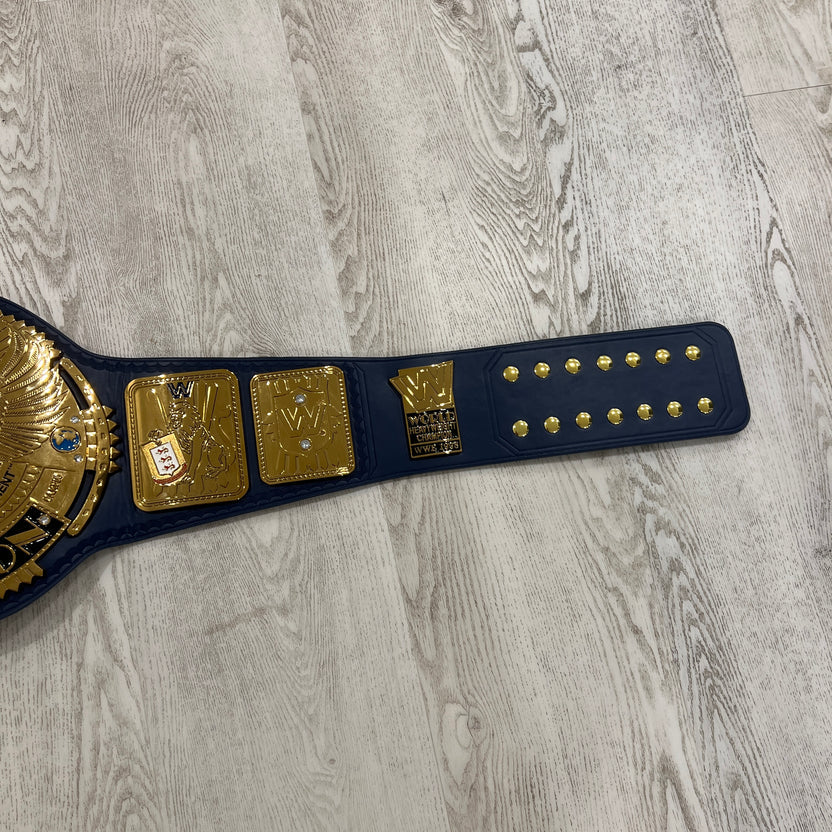 WWE Blue Big Eagle WWF Championship Replica Title Belt