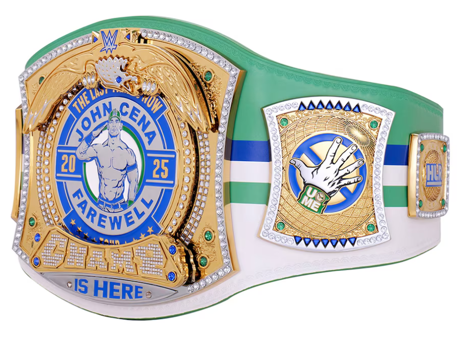 John Cena Farewell Tour 2025 Dallas Spinner Championship Replica Title Belt
