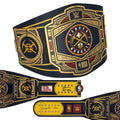 Allen Iverson & Carmelo Anthony Denver Nuggets Autographed Fanatics Authentic WWE Replica Title Belt with Hall of Fame Inscriptions