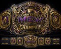 MEW World Main Event Wrestling Champion Replica Title Belt – Premium Black Strap Edition with Purple & Gold Detailing