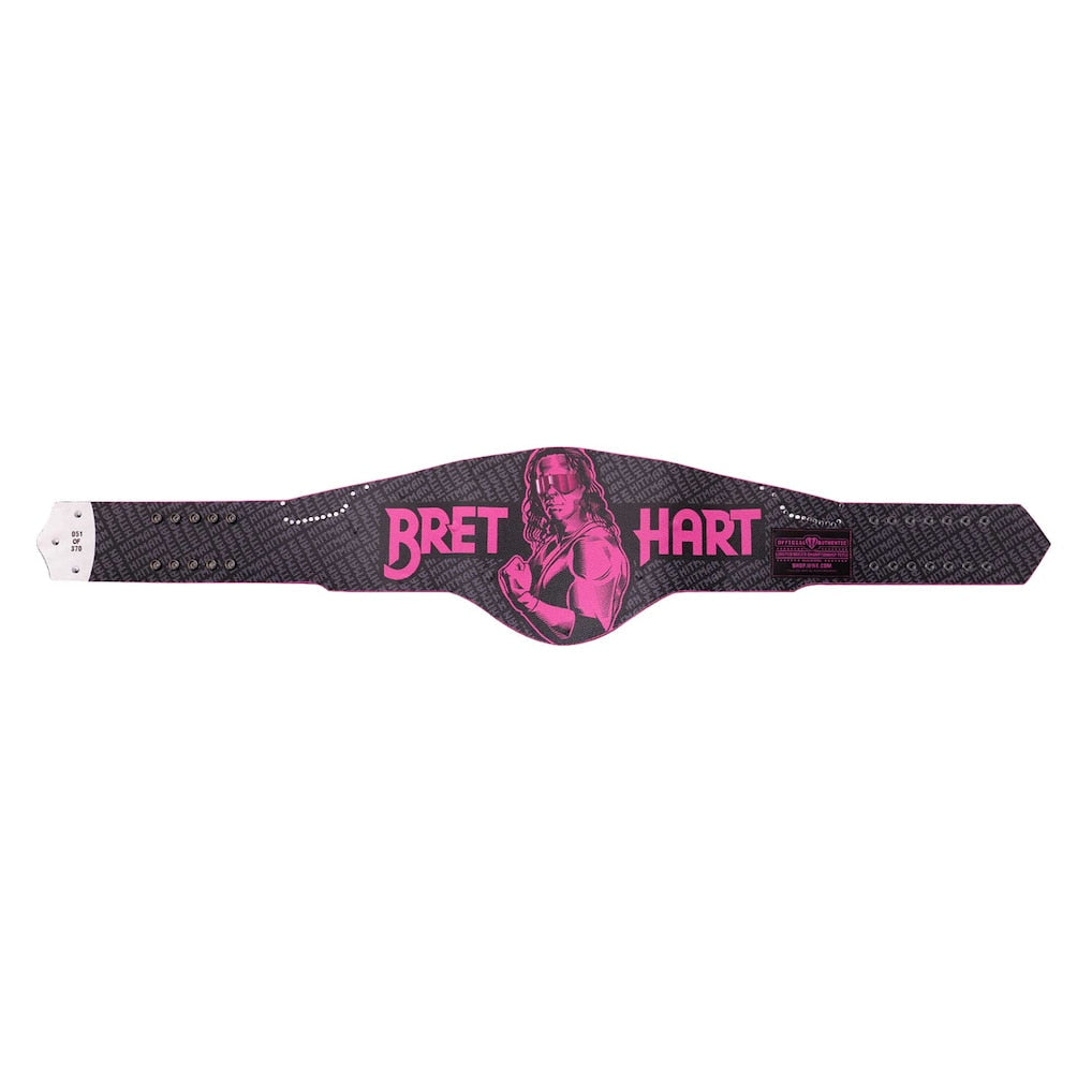 Bret Hart Legacy Championship Replica Title Belt