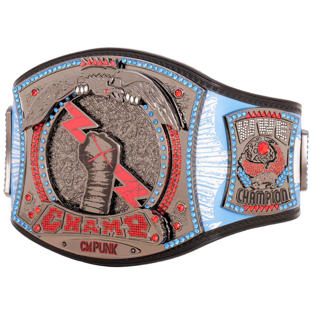CM Punk 434-Day Record Signature Championship Title Belt Replica