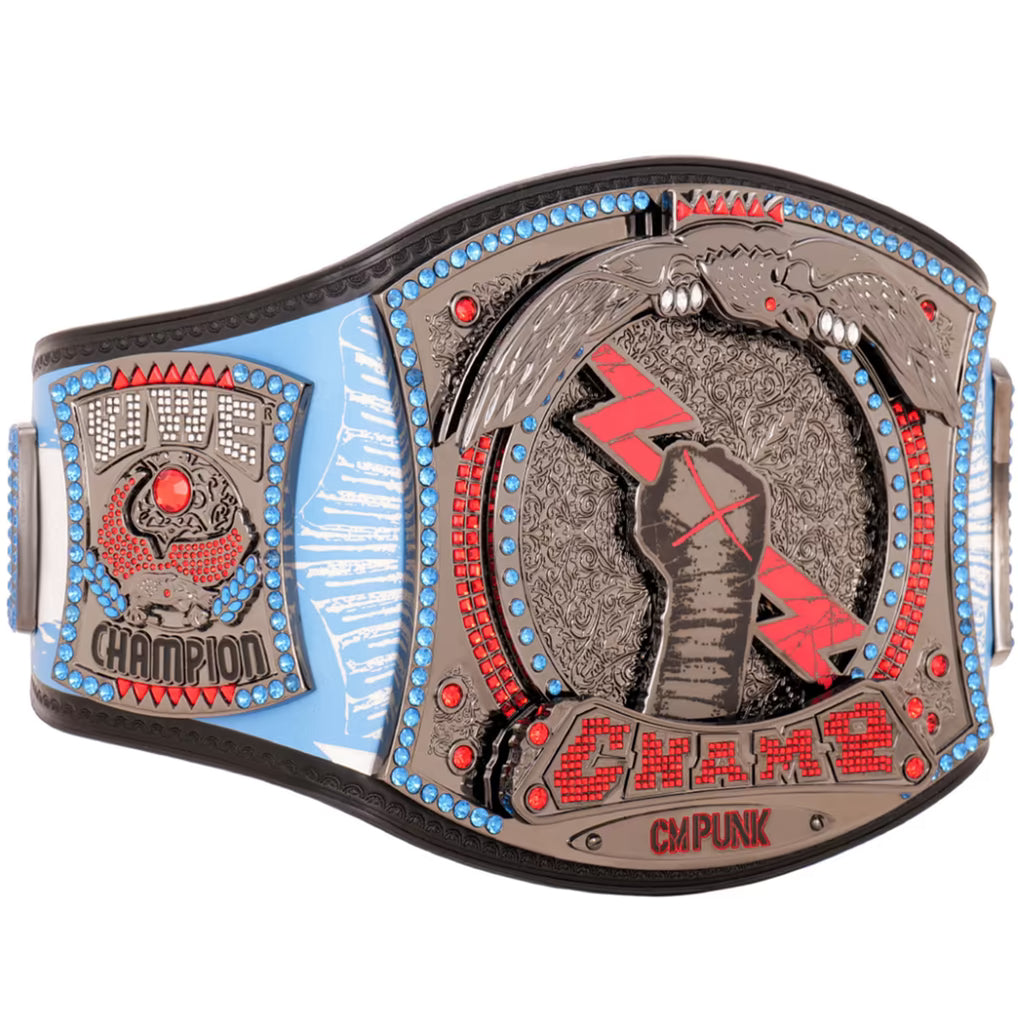 CM Punk 434-Day Record Signature Championship Title Belt Replica