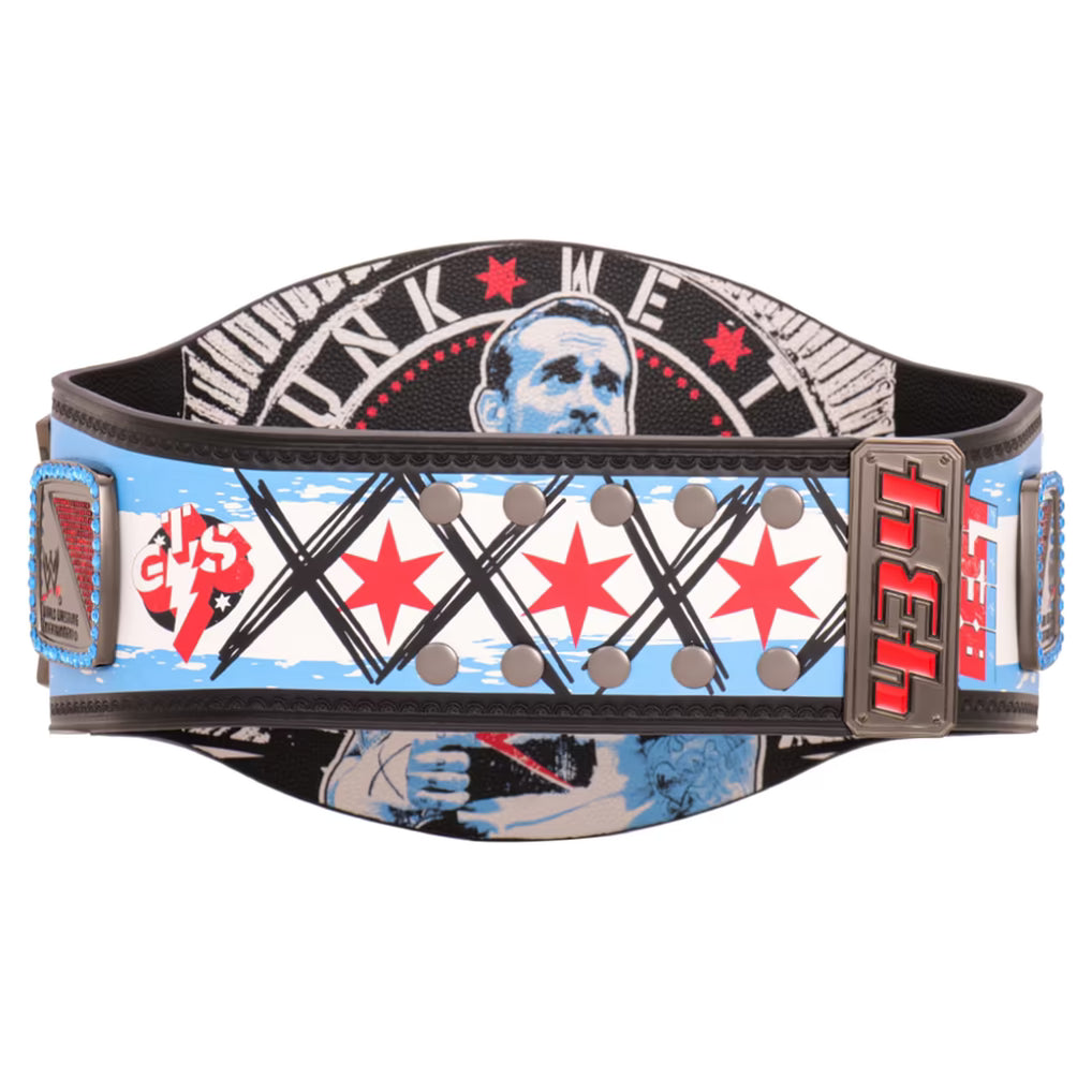 CM Punk 434-Day Record Signature Championship Title Belt Replica