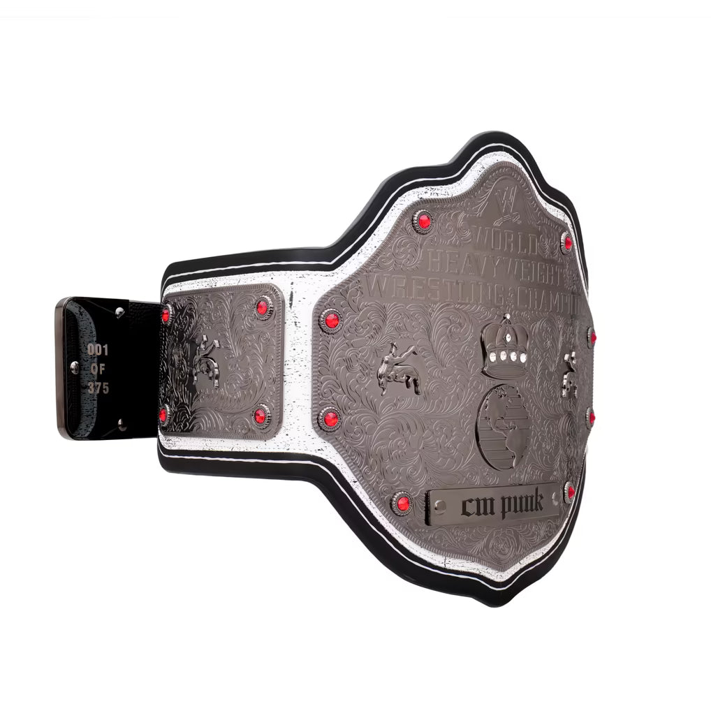 CM Punk Limited Edition WWE World Heavyweight Championship Signature Series Replica Title Belt