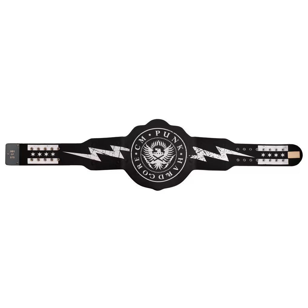 CM Punk Limited Edition WWE World Heavyweight Championship Signature Series Replica Title Belt