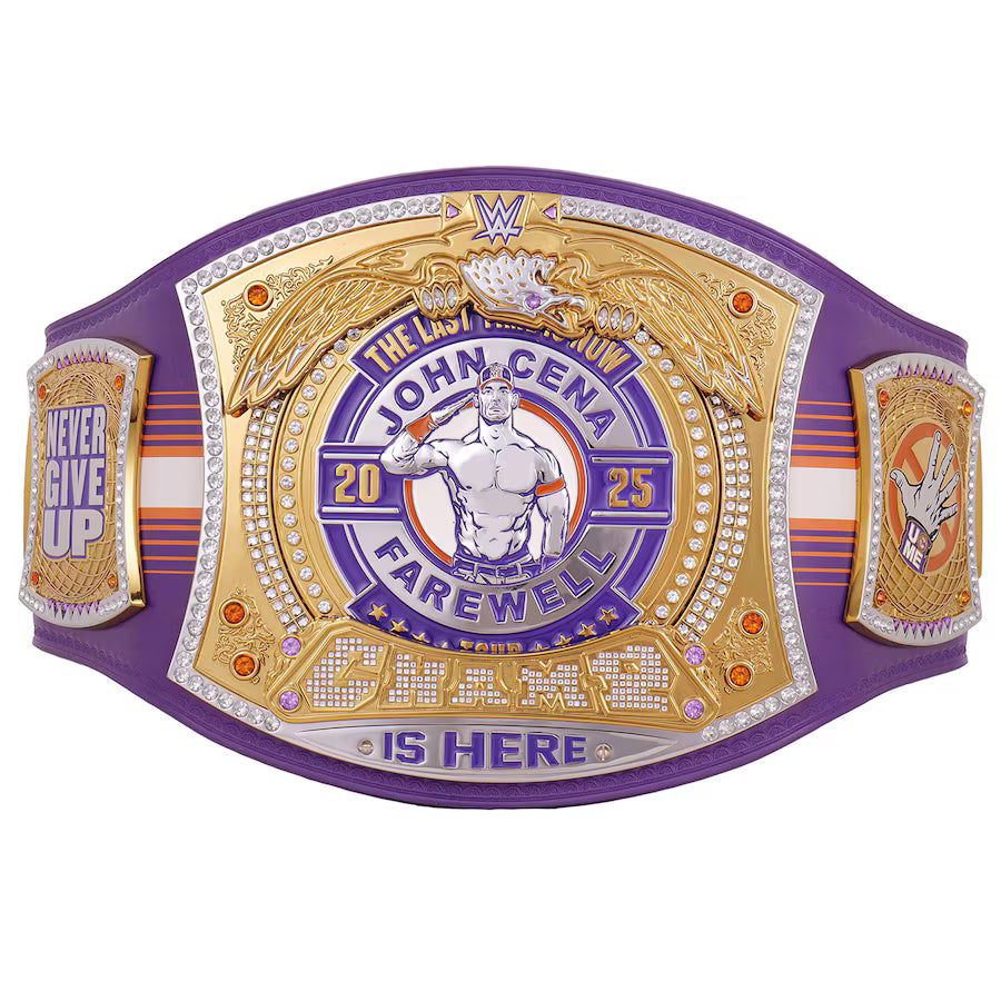 John Cena Farewell Tour 2025 Phoenix Spinner Championship Replica Title Belt