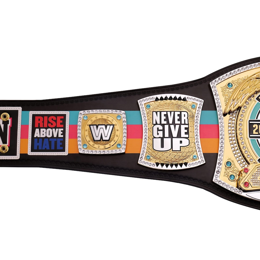 John Cena Farewell Tour 2025 San Antonio Spinner Championship Replica Title Belt
