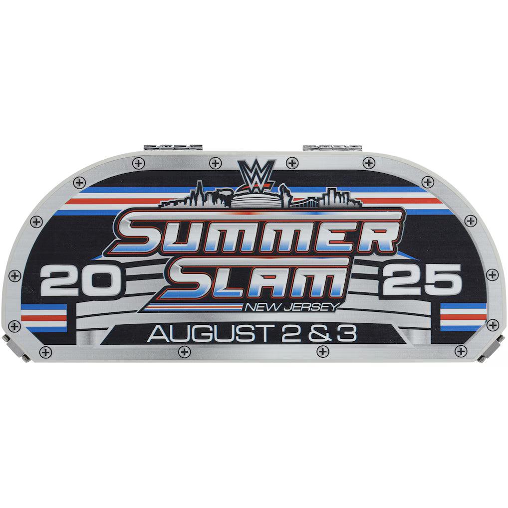 John Cena WWE Autographed 2025 SummerSlam Mini Title in Gift Box - Limited Edition of 25
