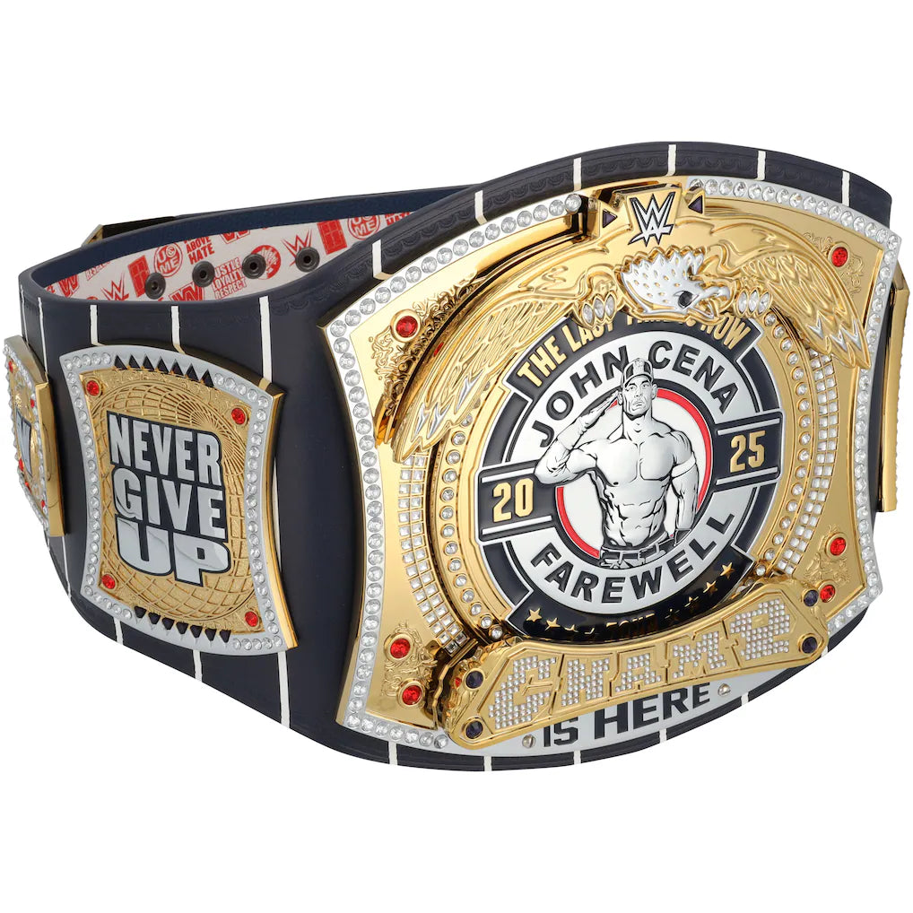 John Cena WWE Autographed Farewell Tour 2025 New York City Replica Title Belt - Limited Edition of 50