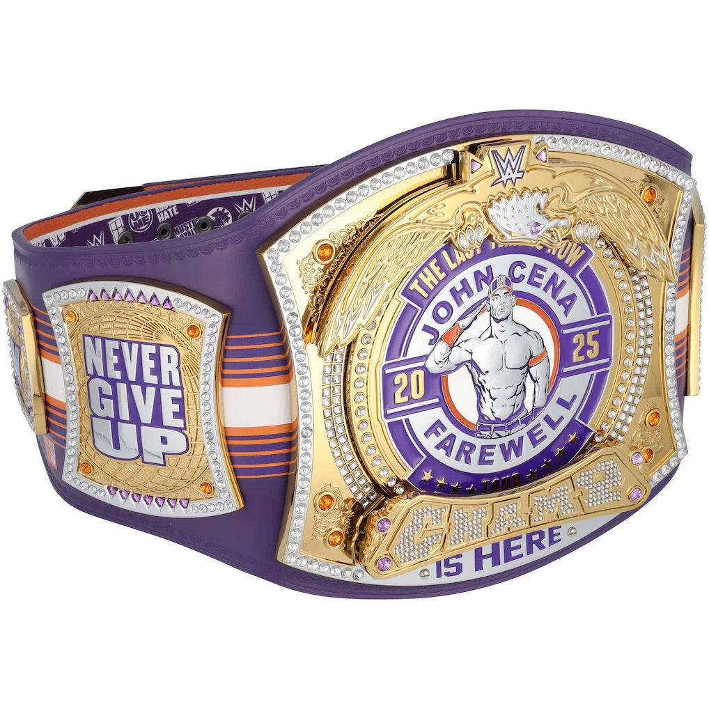 John Cena WWE Autographed Farewell Tour 2025 Phoenix Replica Title Belt - Limited Edition of 25