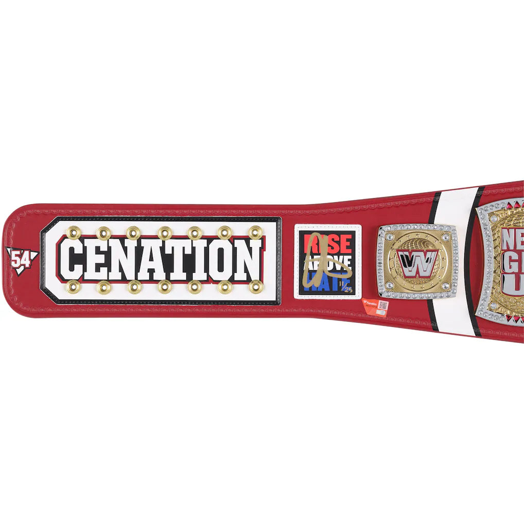 John Cena WWE Autographed Farewell Tour 2025 Springfield Replica Title Belt - Limited Edition of 25