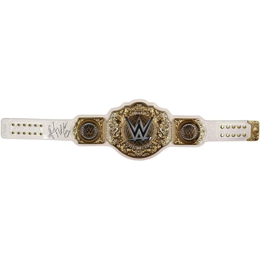 WWE Rhea Ripley Signed Replica Title Belt Autographed COA Women's World Championship