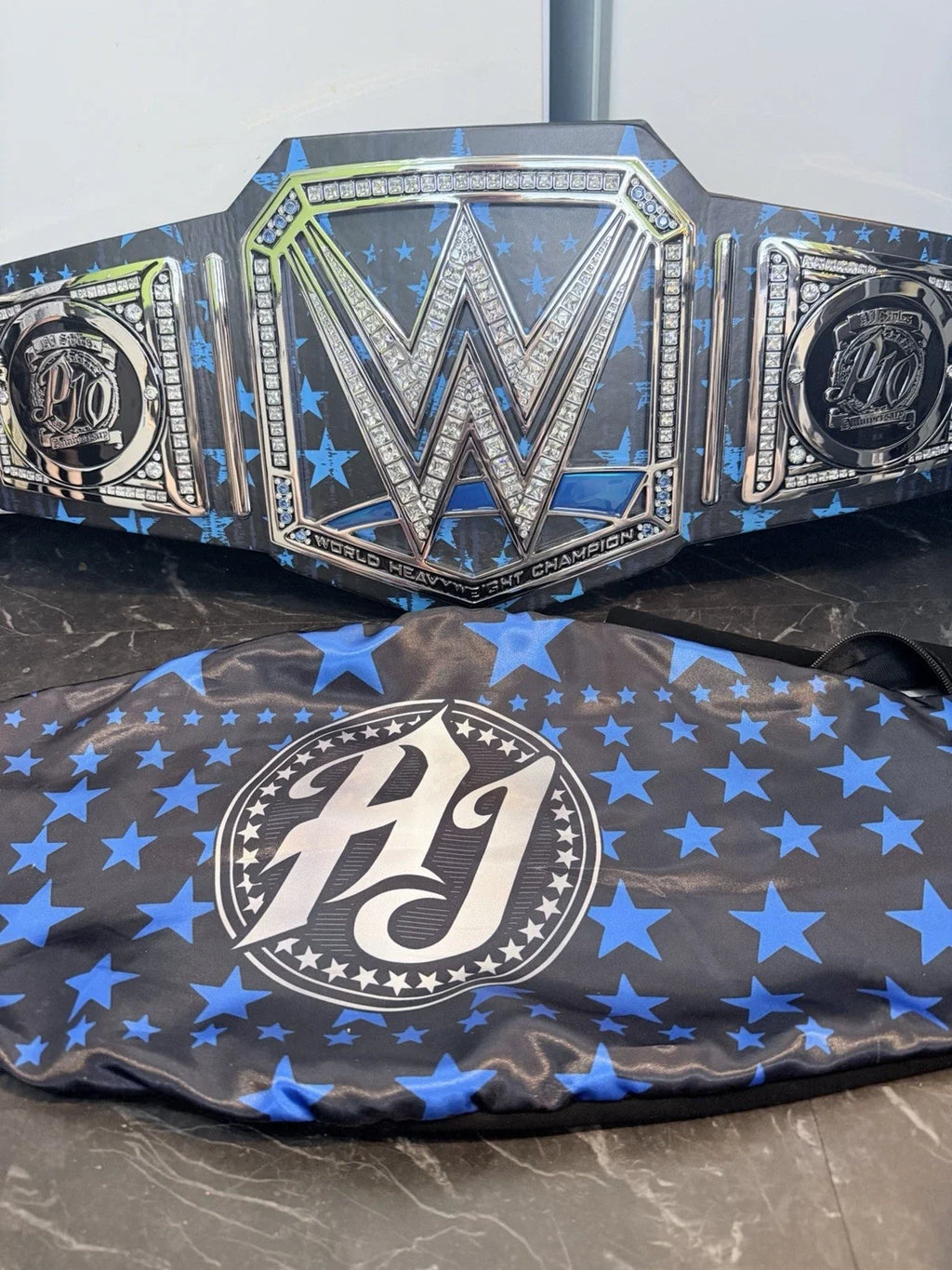 AJ Styles 10th Anniversary Signatures Series Championship Replica Title Belt