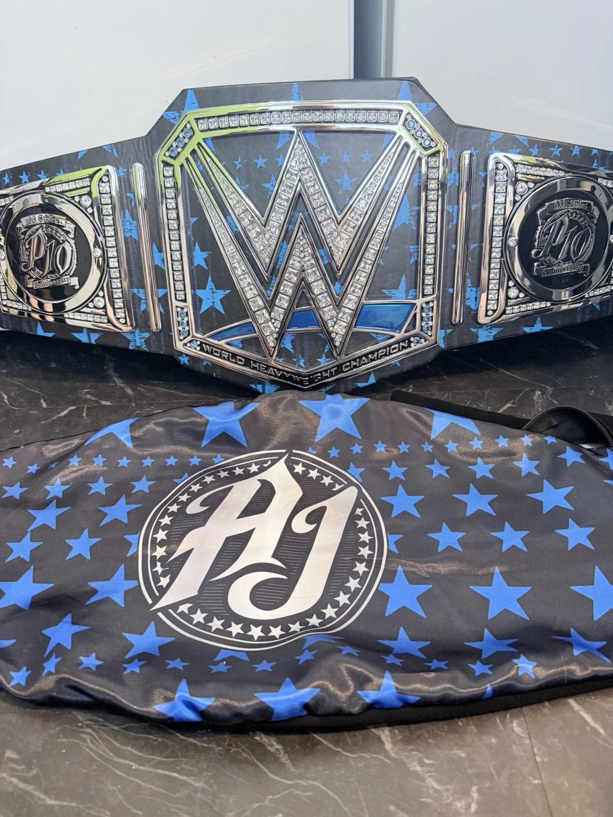 AJ Styles 10th Anniversary Signatures Series Championship Replica Title Belt