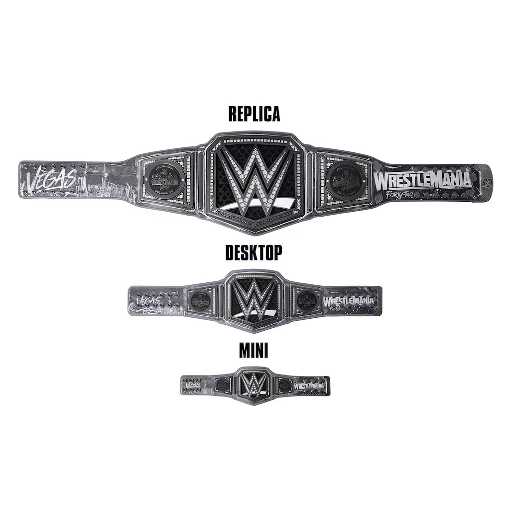 WrestleMania 42 Desktop Title Belt