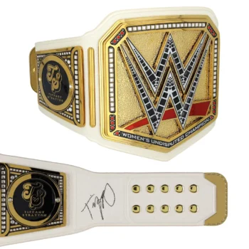Tiffany Stratton Autographed Women's World Championship Replica Title Belt with Talent Side Plates